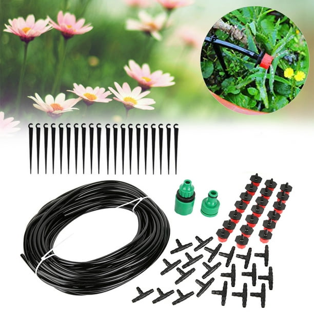 Kit de riego por goteo ANGGREK manguera de jardín de 20 M riego automático de plantas