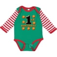 thumbnail image 3 of Inktastic 1st Birthday Basketball Boys or Girls Long Sleeve Baby Bodysuit, 3 of 5