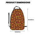 thumbnail image 2 of Easygdp Fall Leaves Car Kick Mat Seat Cover 2 Pcs Anti-Kick Pockets Storage Mat Back Seat Cover Car Seat Protector, 2 of 8