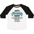 thumbnail image 3 of Inktastic Happy Birthday, Daddy Best Ever in Blue Boys or Girls Toddler T-Shirt, 3 of 5