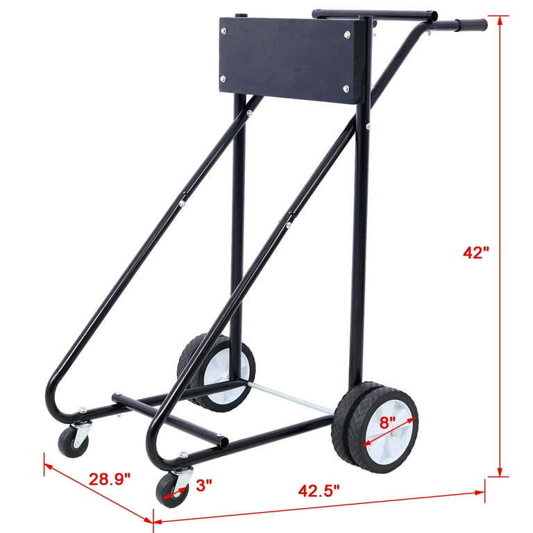 C0000J Outboard Boat Motor Stand Heavy Duty Engine Carrier Cart