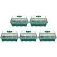 thumbnail image 1 of 5-Pack Seed Trays Seedling Starter Tray, Humidity Adjustable Plant Starter Kit with Dome and Base Greenhouse Grow Trays Mini Propagator for Seeds Growing Starting, 1 of 7