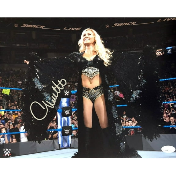 Charlotte Flair "The Queen" Signed Autographed 11x14 Photo JSA Authentic WWE 4