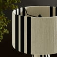thumbnail image 5 of Modway Gia Handwoven Cotton Thread Striped or Plain Table Lamp in Black by Modway, 5 of 10