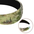 thumbnail image 5 of 2 Pack Map Block Headbands for Women Fashion Wide Headband Yoga Workout Head Bands Hair Accessories Band, 5 of 6