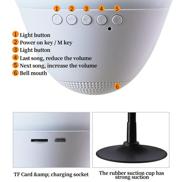 Light socket 2024 bluetooth speaker