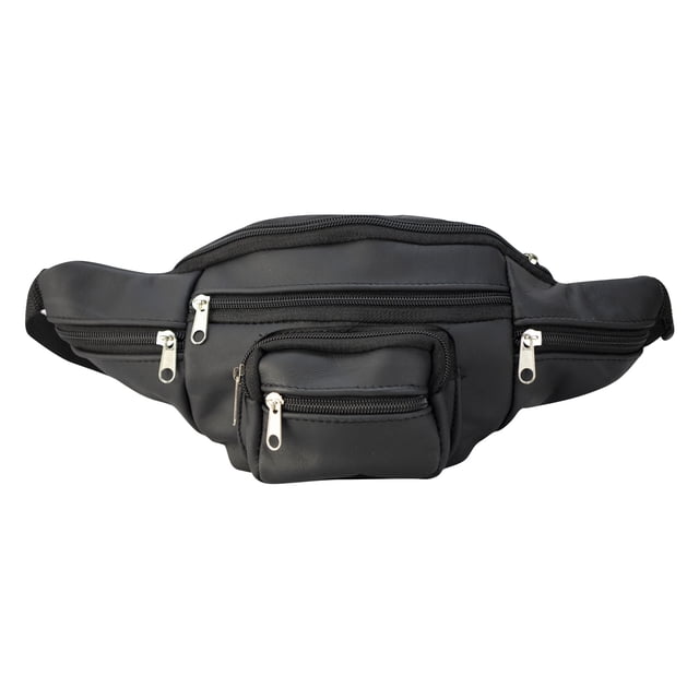 Cangurera Unisex NUEVA IMAGEN Piel Bora Negro