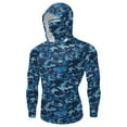 thumbnail image 4 of Hoodies for Women Camouflage Sun Protection Clothing with Mask Long Sleeve Ice Silk Sun Protection Top S, 4 of 7