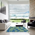 thumbnail image 7 of Ahgly Company Machine Washable Indoor Rectangle Transitional Pastel Green Area Rugs, 2' x 5', 7 of 7