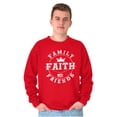 thumbnail image 5 of Christian Family Faith Friends Flag Sweatshirt for Men or Women Brisco Brands S, 5 of 6