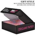 thumbnail image 4 of Japanese Washi Origami Paper 500 Sheets, 10 Vivid Colors and Easy Folding,6 Inch Square Sheet, for Kids Adults, Papers, Arts and Crafts Projects (E-Book Included), 4 of 6
