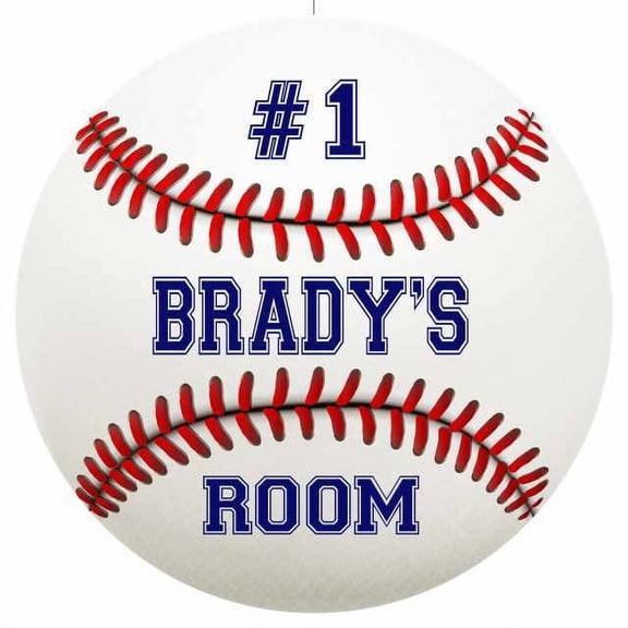 BRADY'S Bedroom 14" Round Metal Sign Boys Room Wall Decor Gift 100140030106