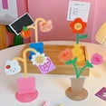 thumbnail image 1 of Dream Lifestyle Flower Note Clip Colorful Cartoon Acrylic Memo Clip, Desktop Decorative Photo Clip Multi-functional Plastic Memo Desk Card Holder, Gift, Office School Stationery, 1 of 8