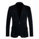 thumbnail image 1 of Blazer para mujer, liso, de manga larga, cárdigan, abrigo, bolsillos, pantalones largos, traje, abrigo para mujer, 1 of 2