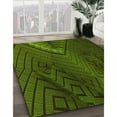 thumbnail image 3 of Ahgly Company Machine Washable Indoor Rectangle Transitional Dark Forest Green Area Rugs, 7' x 10', 3 of 7