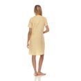 thumbnail image 4 of Lati Fashion Women Short Sleeve Nightgown Zipper Front, Regular and Plus Size, 4 of 4