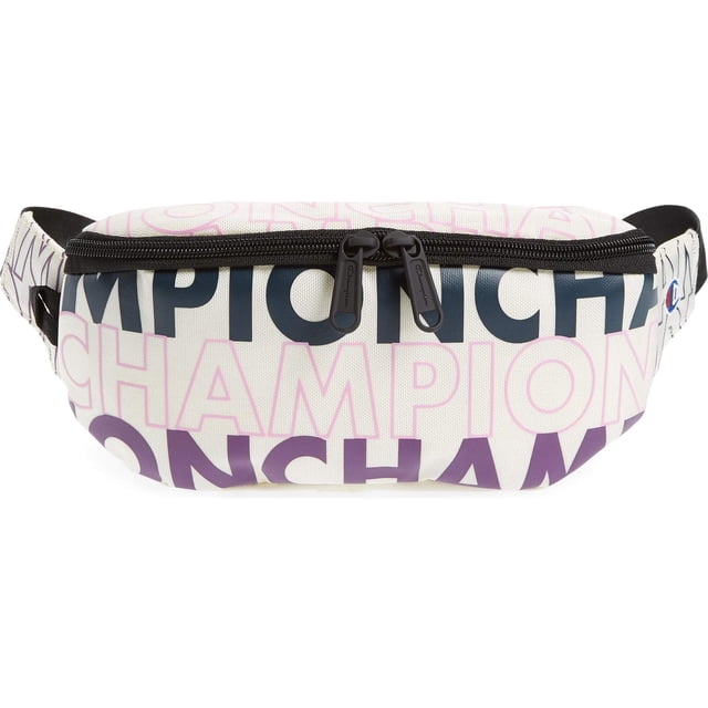 Champion Unisex Prime Print Sling Pack, Adult, White/Purple, OS