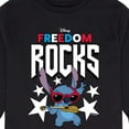 thumbnail image 3 of Lilo & Stitch - Freedom Rocks - Youth Long Sleeve Graphic T-Shirt, 3 of 5