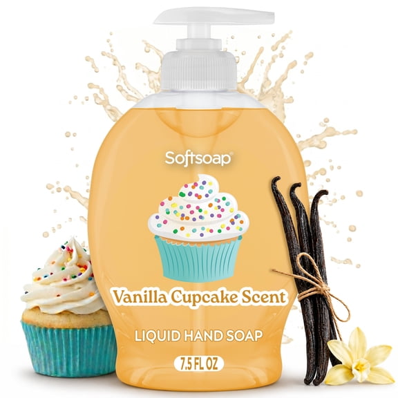 Softsoap Limited Edition Liquid Hand Soap, Vanilla Cupcake Scent, 7.5 fl oz
