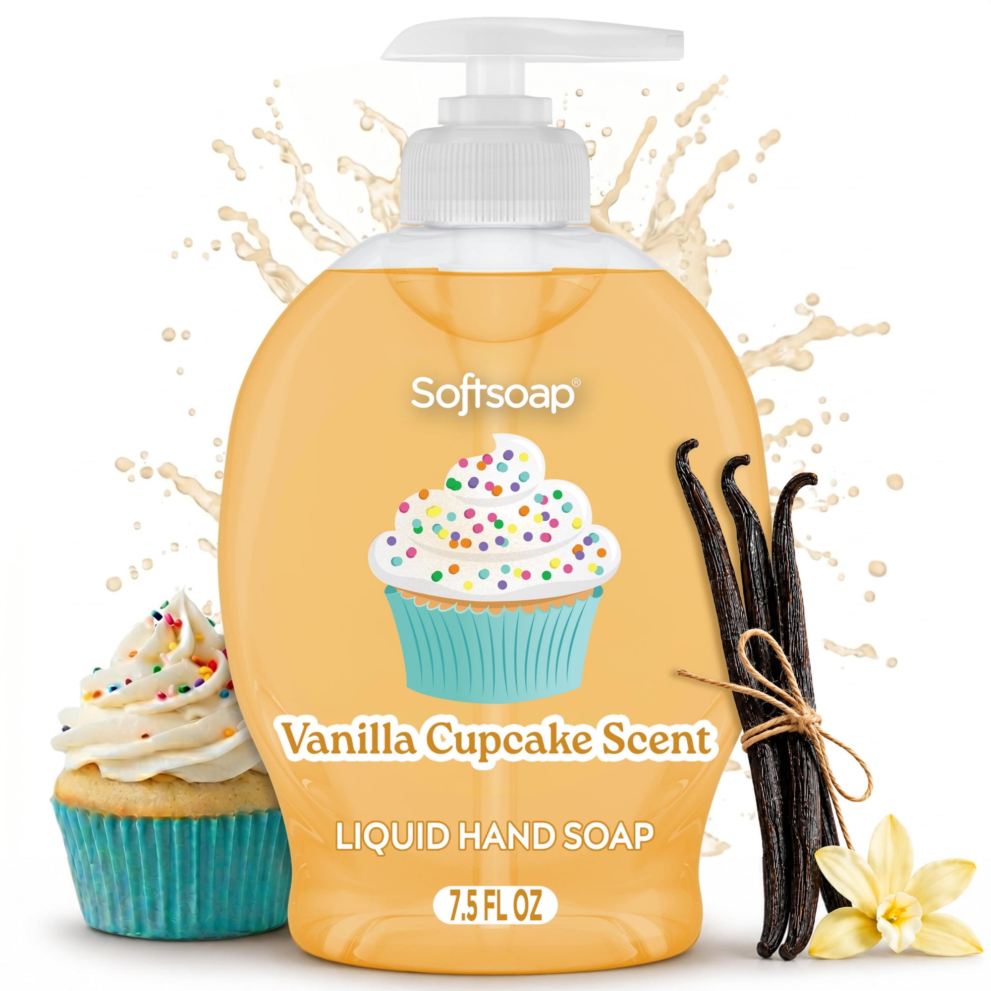 Softsoap Limited Edition Liquid Hand Soap, Vanilla Cupcake Scent, 7.5 fl oz
