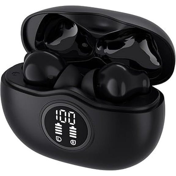Sisism A10 Pro Hifi Noise Cancelling Wireless Bluetooth Earbuds W/ Carrying Case | 5.4v HD Sound Black