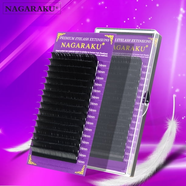 Extensiones de pestañas de visón falso de alta calidad NAGARAKU, pestañas individuales, pestañas postizas CD DD, pestañas suaves y naturales Tan Jianjun unisex
