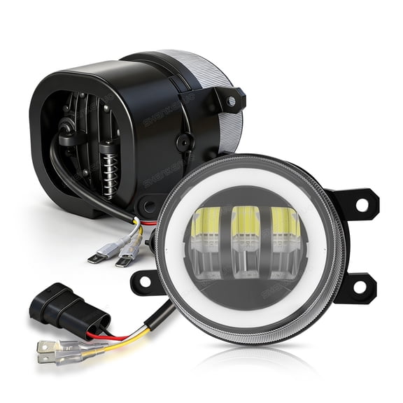 Quayub For Nissan Maxima 2007-2008 2009 Pair LED Fog Light Lamp DRL Turn Signal Light