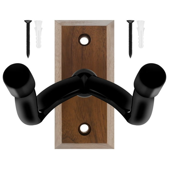 Guitar Wall Hanger Wood Ukulele Wall Mount Hanger Nonslip U Shaped Ukulele Holder Hanger Guitar Wall Hanger Mount Ukulele Wall Mount Stand for Electric Guitar Banjo Bass