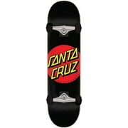 SANTA CRUZ Standard Complete Skateboard Black - Classic Dot 8" x 31.25"