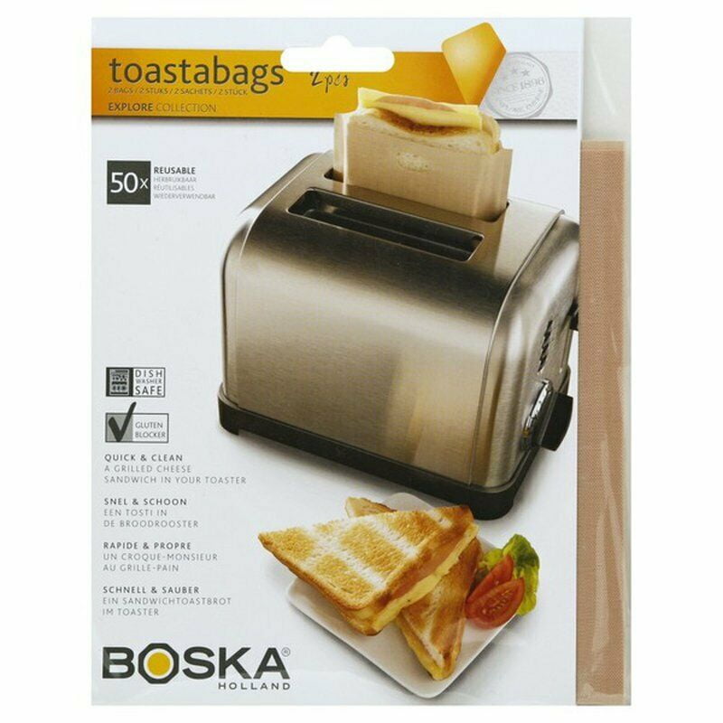 4 x Toaster Bag Reusable Toasting bag Toasted Sandwiches Toastabag Toast 