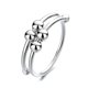 thumbnail image 2 of 2 uds anillo antiestrés y ansiedad Fidget Spinner juguetes para mujeres y hombres giran libremente anillo antiestrés y ansiedad bobina única cuentas en espiral regalos, 2 of 4