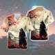 thumbnail image 3 of Camisa con estampado 3D de águila samurái de verano para hombres y mujeres, camisas de moda, camisas hawaianas de manga corta con un solo pecho, blusa, ropa con solapa, 3 of 4
