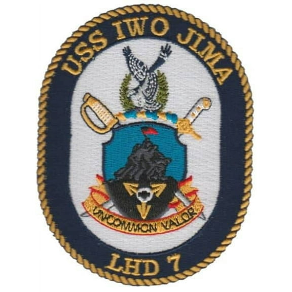 USS Iwo Jima LHD-7 Patch – Sew On