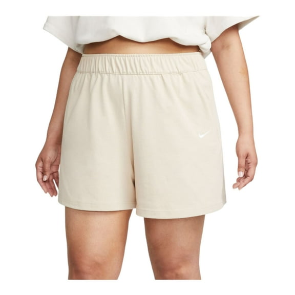 Nike Women's Jersey Easy Shorts (Ivory 2X)
