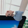 thumbnail image 6 of Set of 6Pcs Cartoon Figurines Computer Screen Monitors Decoration Small Ornaments Desktop Figures Toy Home Decors, 6 of 8