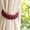 Pink, variant on Boho Hand Woven Cotton Rope Curtain Tiebacks, Braided Adjustable Curtain Holdbacks Decorative Window Tie Straps