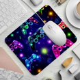 thumbnail image 2 of Game Controller Gaming Mousepad Square, 8.3x9.8 Inch Non-Slip Rubber Bottom Printed Mouse Mat for Office and Gaming, 2 of 6