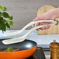 thumbnail image 3 of 2 in 1 Silicone Spatula Tongs Food Grade Heat Resistant for Kitchen Cooking, 3 of 8