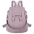 thumbnail image 4 of UTO Women Backpack PU Leather Ladies Fashion Handbags Backpacks Lightweight Travel Shoulder Bag(Pink Purple), 4 of 8