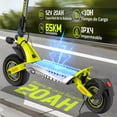 thumbnail image 3 of Scooter Eléctrico Honey Whale T8 MAX Amarillo, 3 of 8