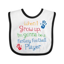 Inktastic Fantasy Football Player Future Boys or Girls Baby Bib