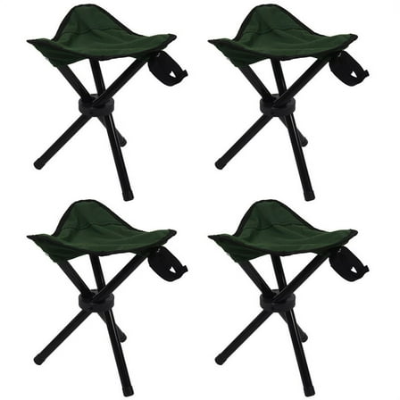 4X Folding Tripod Stool Outdoor Portable Camping Fishing Chair New
