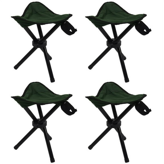 4X Folding Tripod Stool Outdoor Portable Camping Fishing Chair New