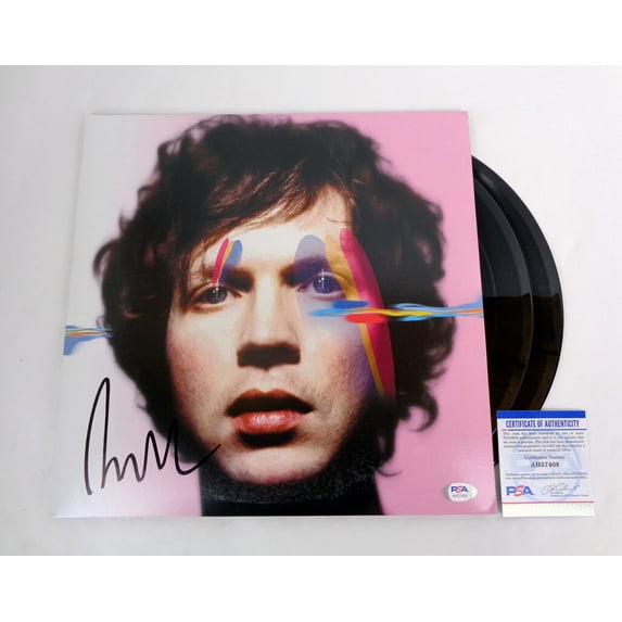 Beck Hansen Signed Autograph Sea Change Vinyl Record Album PSA/DNA COA