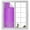 Purple, variant on Black Grey Window Privacy Film, Modern Abstract Diamond Luxury Gradient Static Cling UV Sun Blocking Heat Control Window Tint Day and Night, Non-Adhesive One Way Windows Privacy Cover 19.6''x39.3''