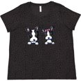 thumbnail image 3 of Inktastic Boston Terriers (dark Apparel) Women's Plus Size T-Shirt, 3 of 5