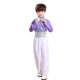 thumbnail image 4 of Cowsor Boys Disco Costume Kids 70s 80s Sequin Pop King Dance Star Halloween Carnival Party Cosplay Outfits, 4 of 5