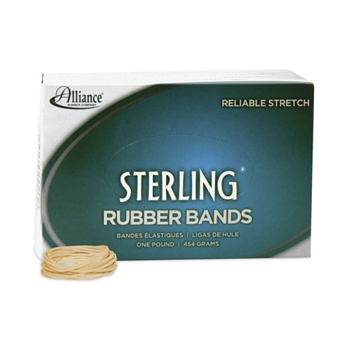 Sterling Rubber Bands, Size 14, 0.03" Gauge, Crepe, 1 Lb Box, 3,100/box | Bundle of 2