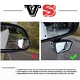 thumbnail image 3 of Alician 1 Pair Car Blind Spot Mirror Front Wheel Auxiliary Rearview Double-sided Mirror 360 Degree Adjustable, 3 of 9