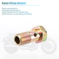 thumbnail image 5 of Unique Bargains 2 Set M12x1.25 32mm Length Motorcycle 3 Hole Hollow Bolt Screw with Washer Set Metric Thread Bronze Tone, 5 of 6